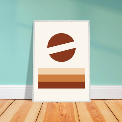 Abstract Desert Landscape Earthy Tones - Vibrantwalls