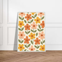Retro Floral Dream Vintage Wall Art - Vibrantwalls