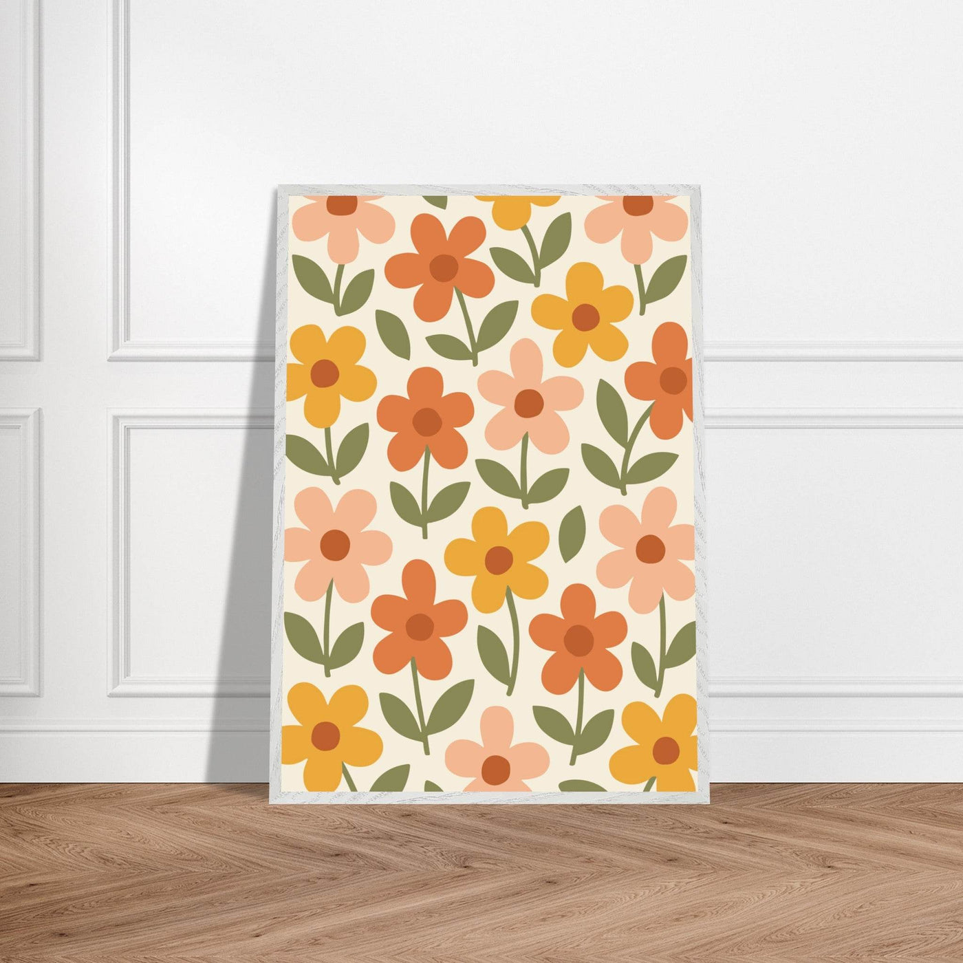 Retro Floral Dream - Vibrantwalls
