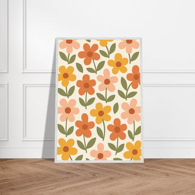Retro Floral Dream - Vibrantwalls