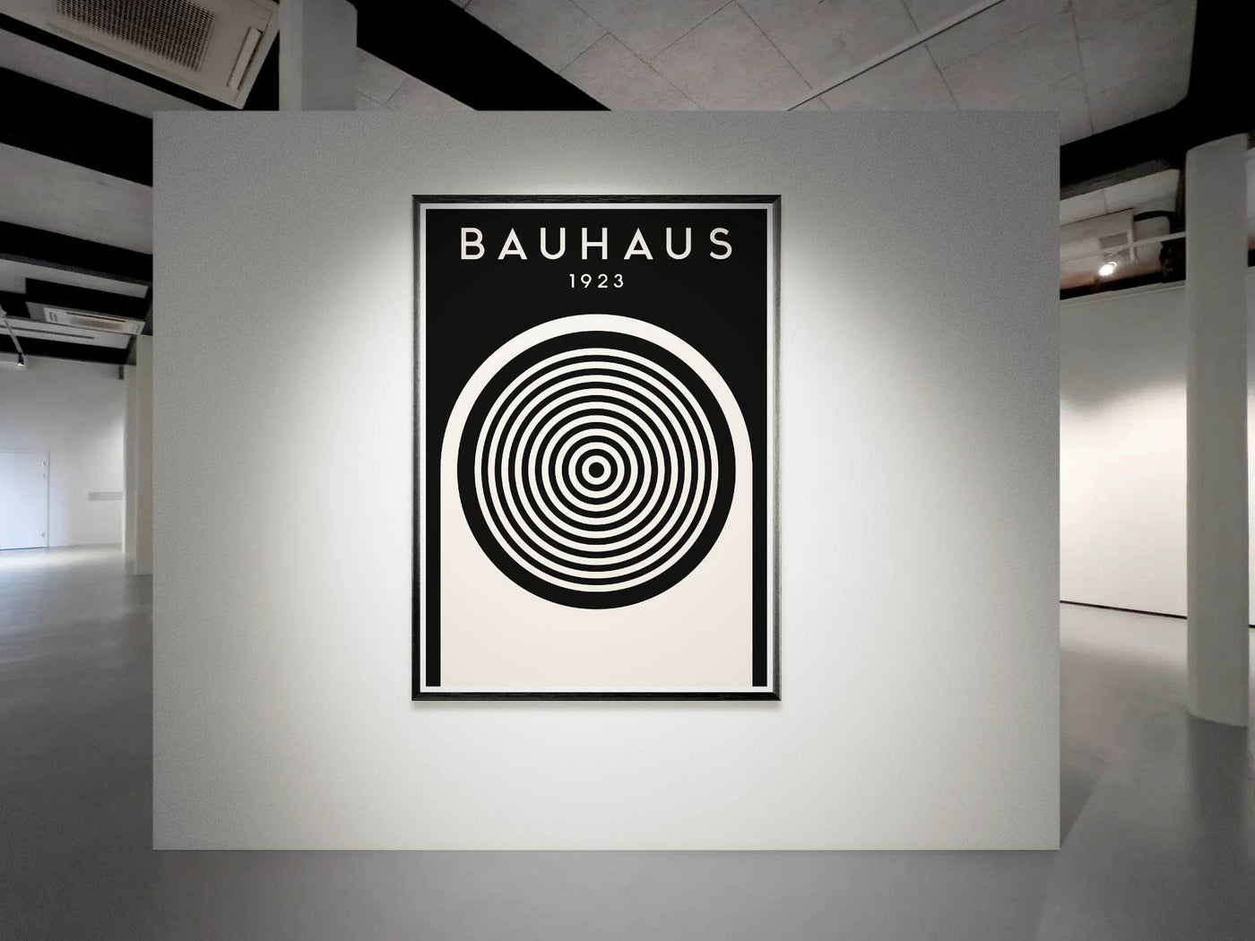 Bauhaus Black & Cream - Vibrantwalls