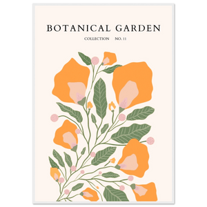 Botanical Garden Collection Framed Poster – Warm Floral Art Print | Ready-to-Hang in Various Sizes & Frame Styles - Vibrantwalls
