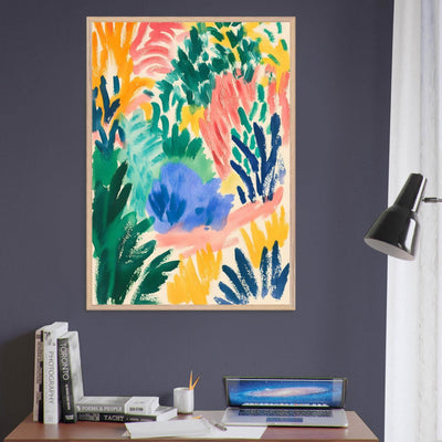 Abstract Floral Delight - Vibrantwalls