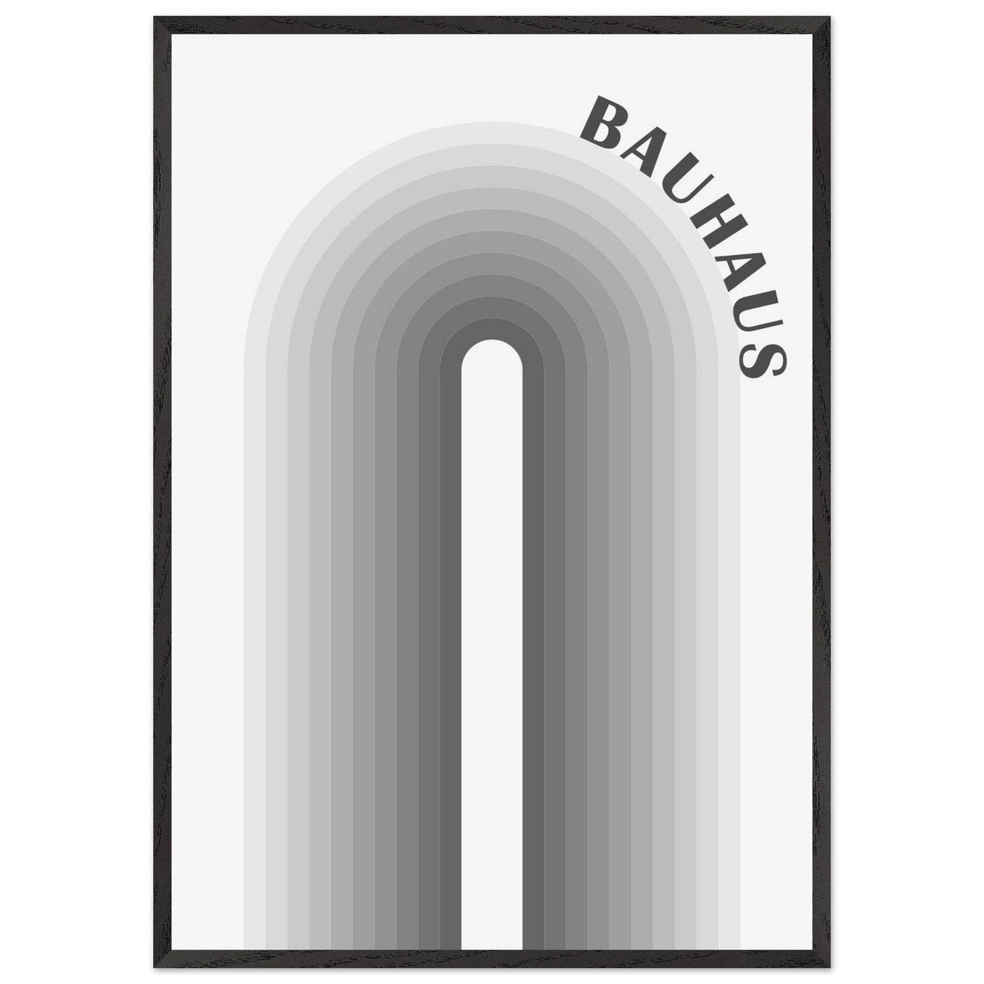Bauhaus-Style Gradient Arch - Vibrantwalls