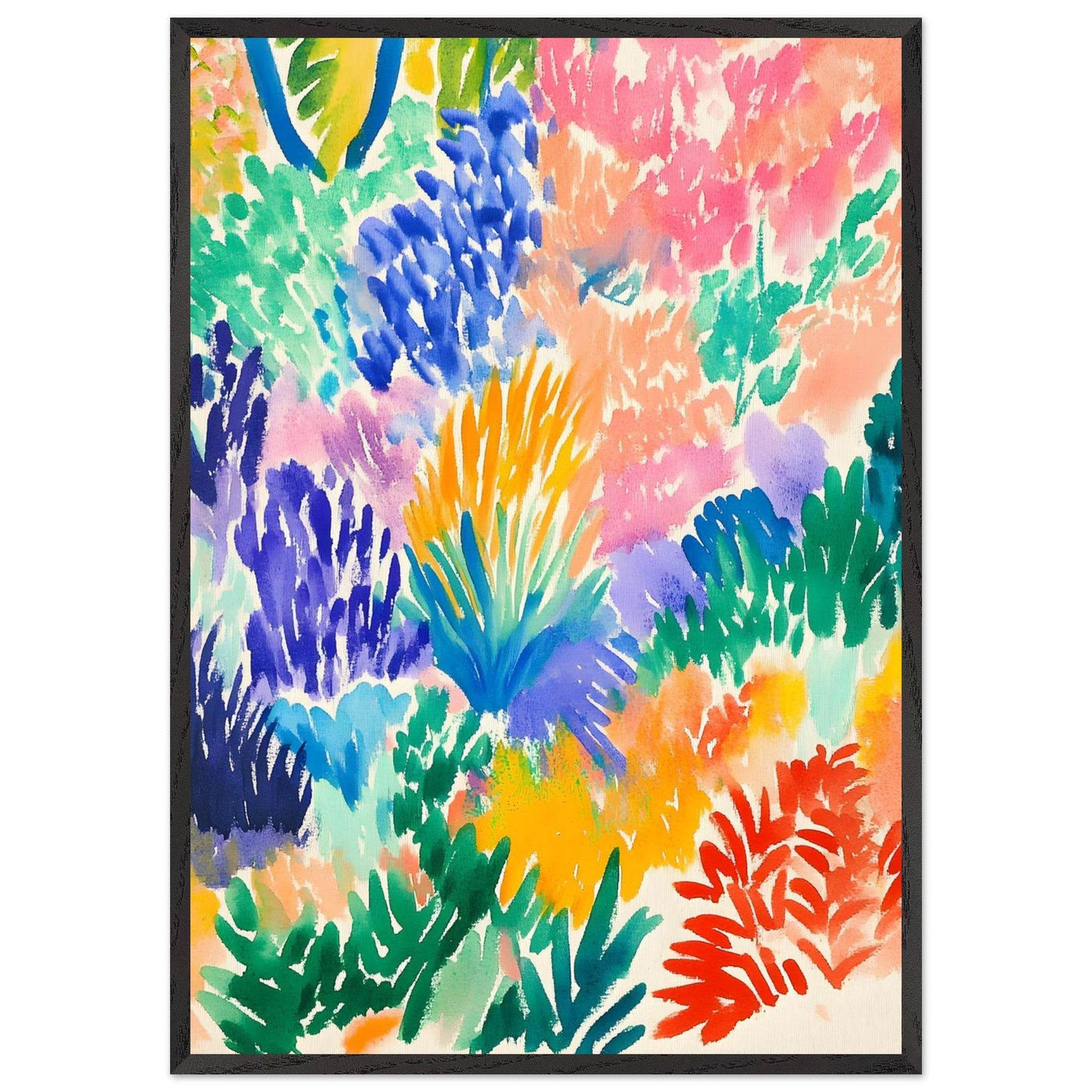 Matisse-Abstract Floral - Vibrantwalls