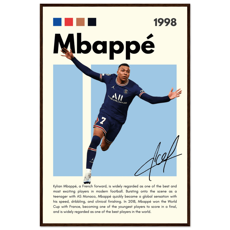 Kylian Mbappé Wall Art - Vibrantwalls