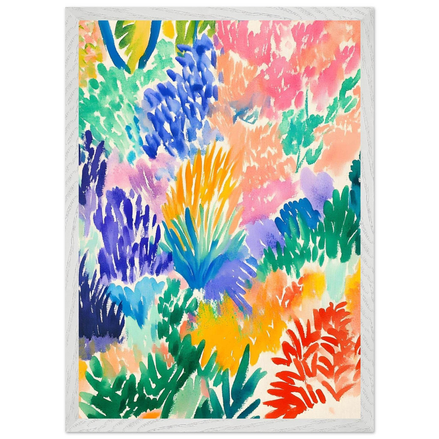 Matisse-Abstract Floral - Vibrantwalls