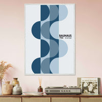 Bauhaus-Style The Blue Design - Vibrantwalls