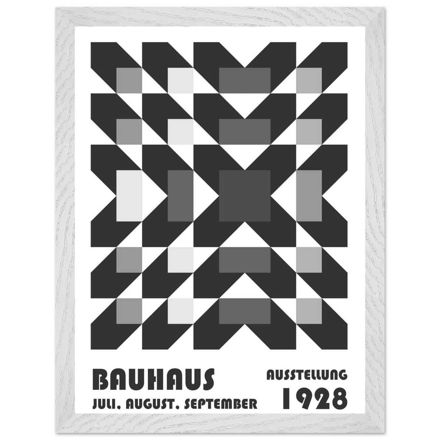Bauhaus-Style Geometric Grid - Vibrantwalls