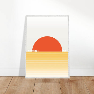 Bauhaus Sunset Abstraction - Vibrantwalls