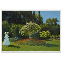 Woman in the Garden Art: Elegant Decor for Nature Lovers - Vibrantwalls