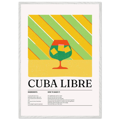 Cuba Libre Cocktail Recipe - Vibrantwalls