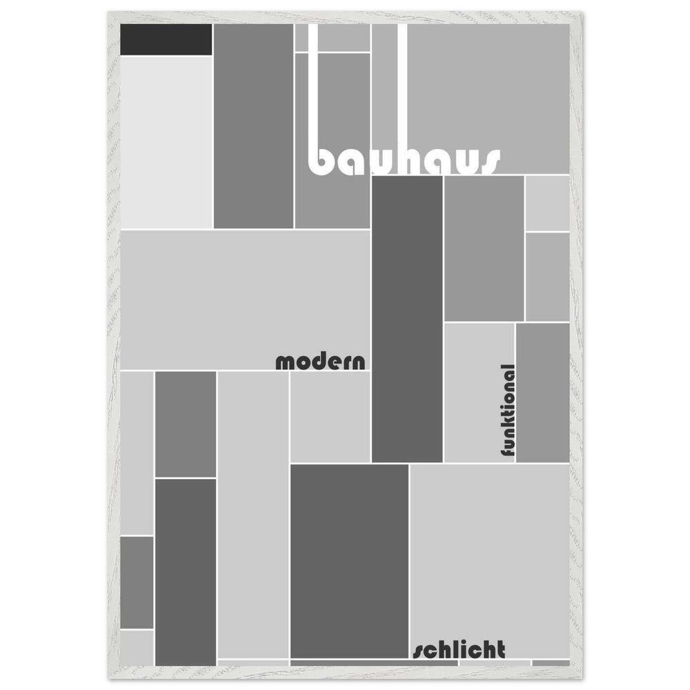 Bauhaus Style Grid Large Wall Art - Vibrantwalls