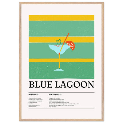 Blue Lagoon Cocktail Recipe - Vibrantwalls