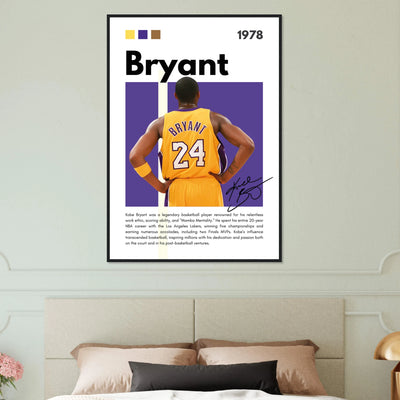 Kobe Bryant Mamba Mentality Lakers Framed Poster Vibrantwalls
