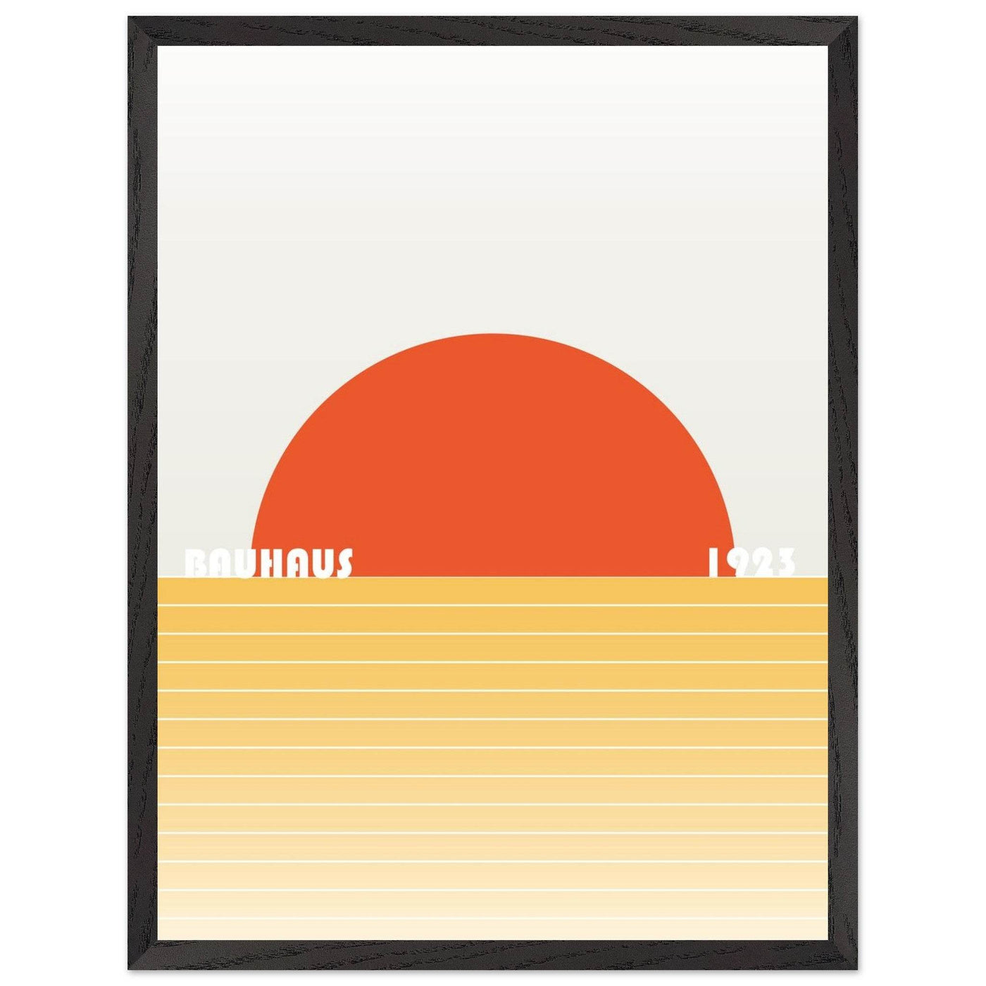Bauhaus Sunset Abstraction - Vibrantwalls