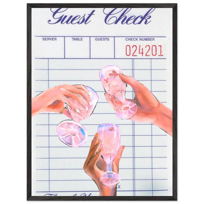 Retro Aesthetic Guest Check - Vibrantwalls