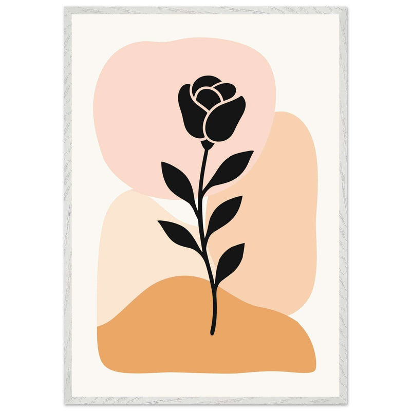 Abstract Floral Silhouette - Vibrantwalls