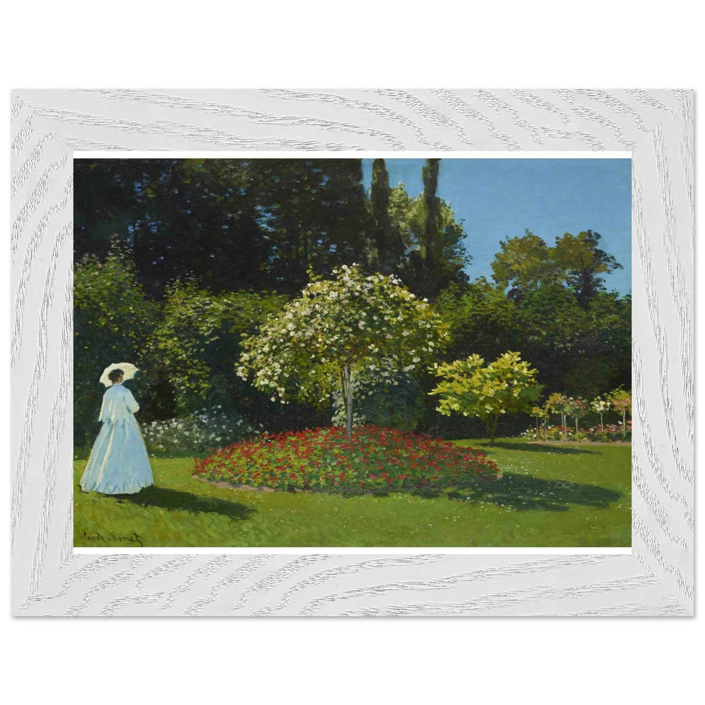 Woman in the Garden Art: Elegant Decor for Nature Lovers - Vibrantwalls