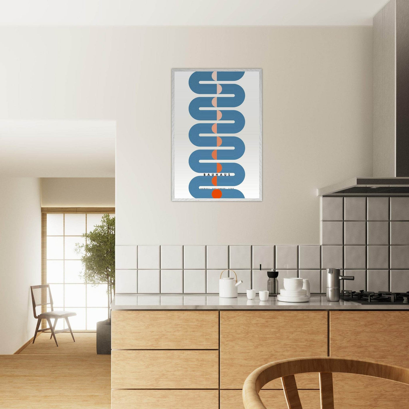 Bauhaus-Style Geometric Elegance - Vibrantwalls