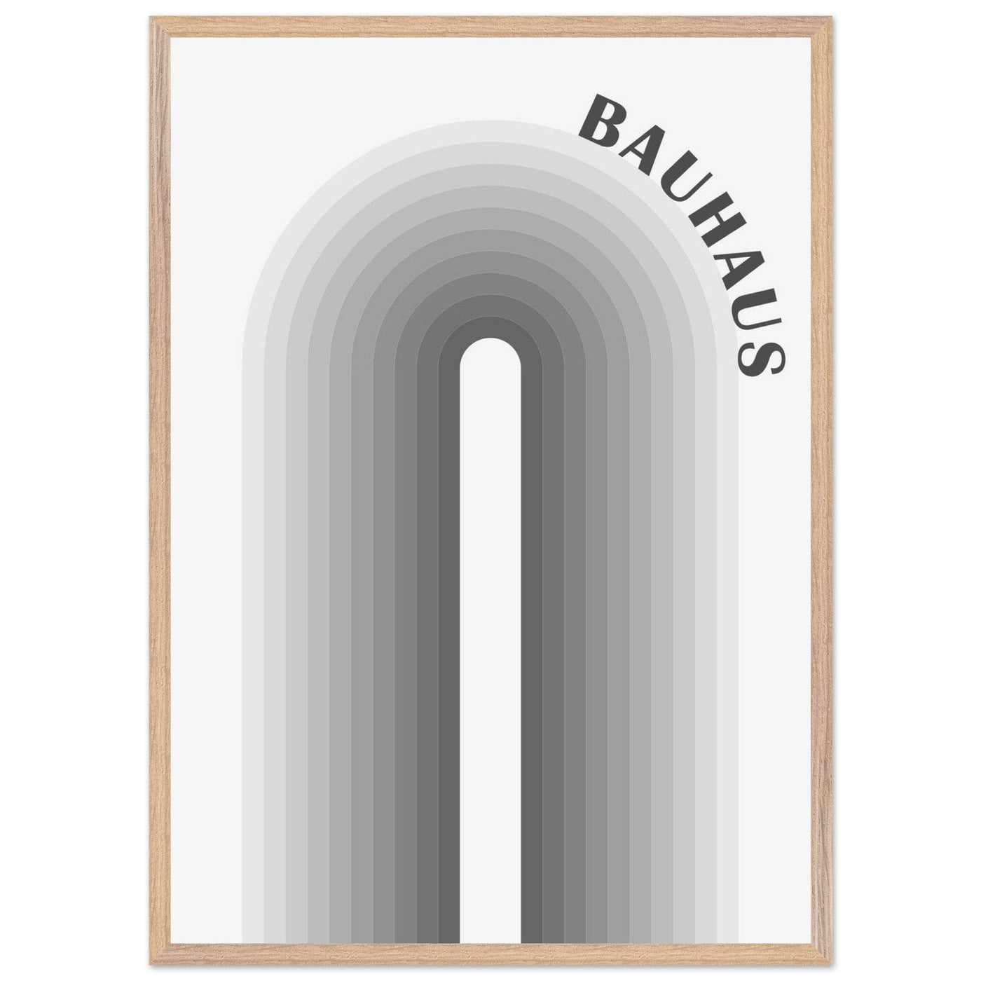 Bauhaus-Style Gradient Arch - Vibrantwalls