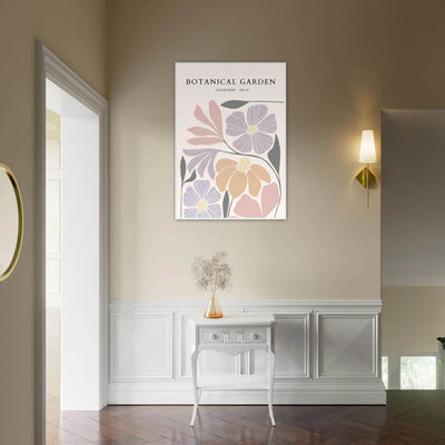 Botanical Garden Framed Posters – Soft Hues & Abstract Floral Prints | Ready-to-Hang Wall Art - Vibrantwalls