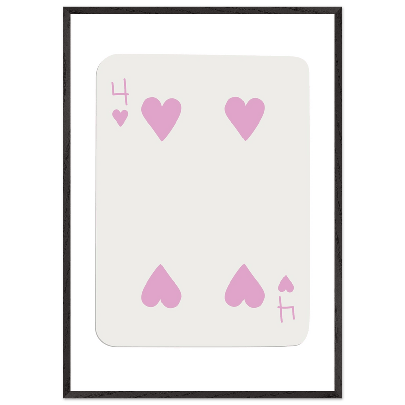 Custom Playing Cards Framed Poster Photography Wall Art - Vibrantwalls