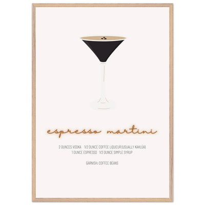 Espresso Martini Cocktail Recipe - Vibrantwalls