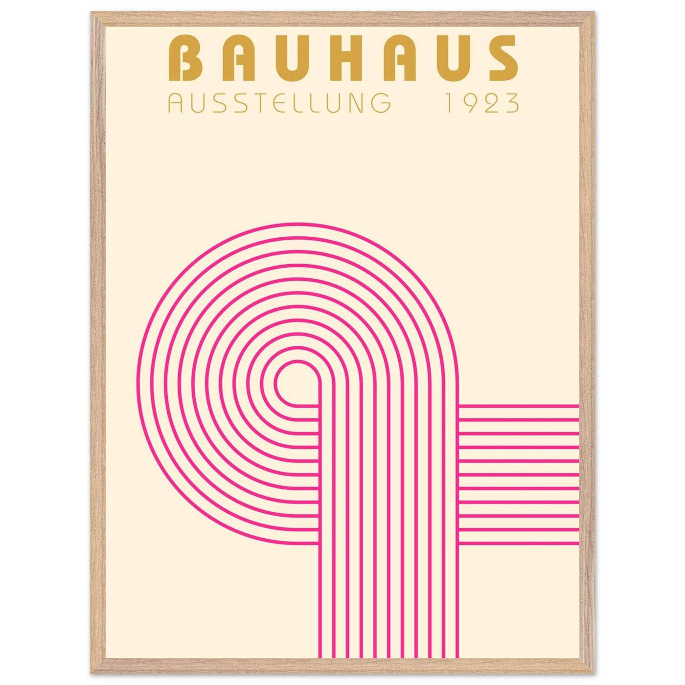 Bauhaus Pink Pop Decor for Modern Home Aesthetics - Vibrantwalls