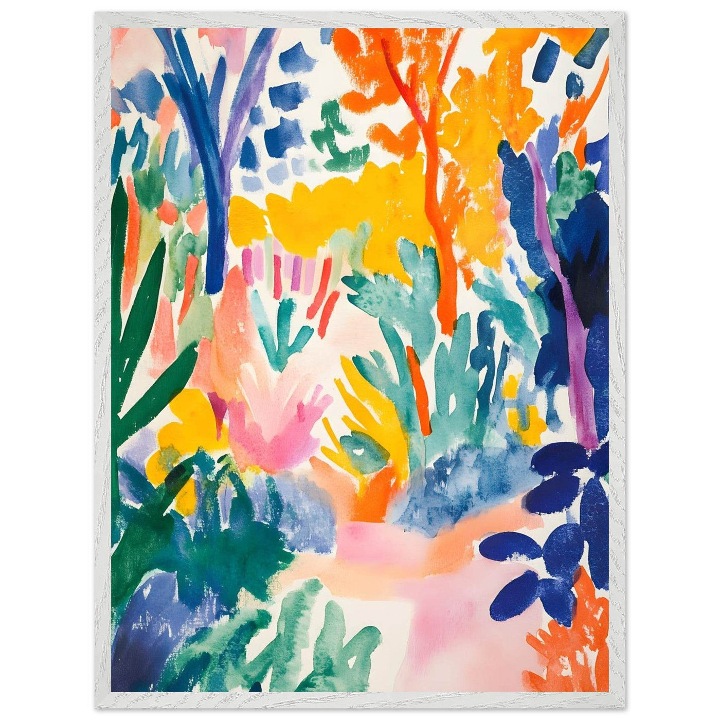 Vibrant Abstract Garden - Vibrantwalls