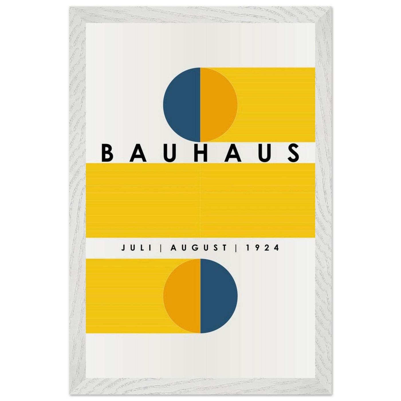 Bauhaus Blue Tunnel Geometric - Vibrantwalls