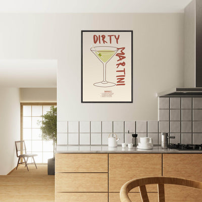 Dirty Martini Cocktail - Vibrantwalls