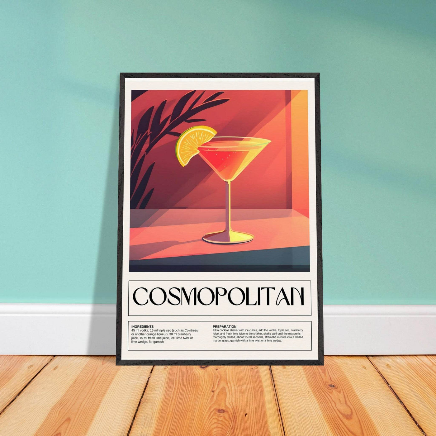 Cosmopolitan Cocktail - Vibrantwalls