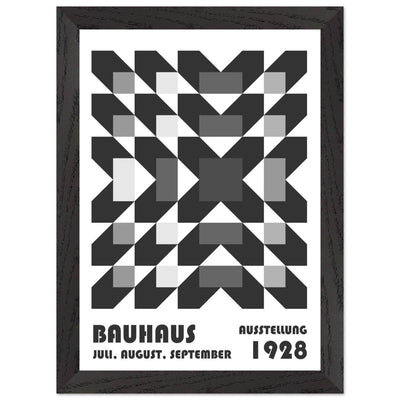 Bauhaus-Style Geometric Grid - Vibrantwalls