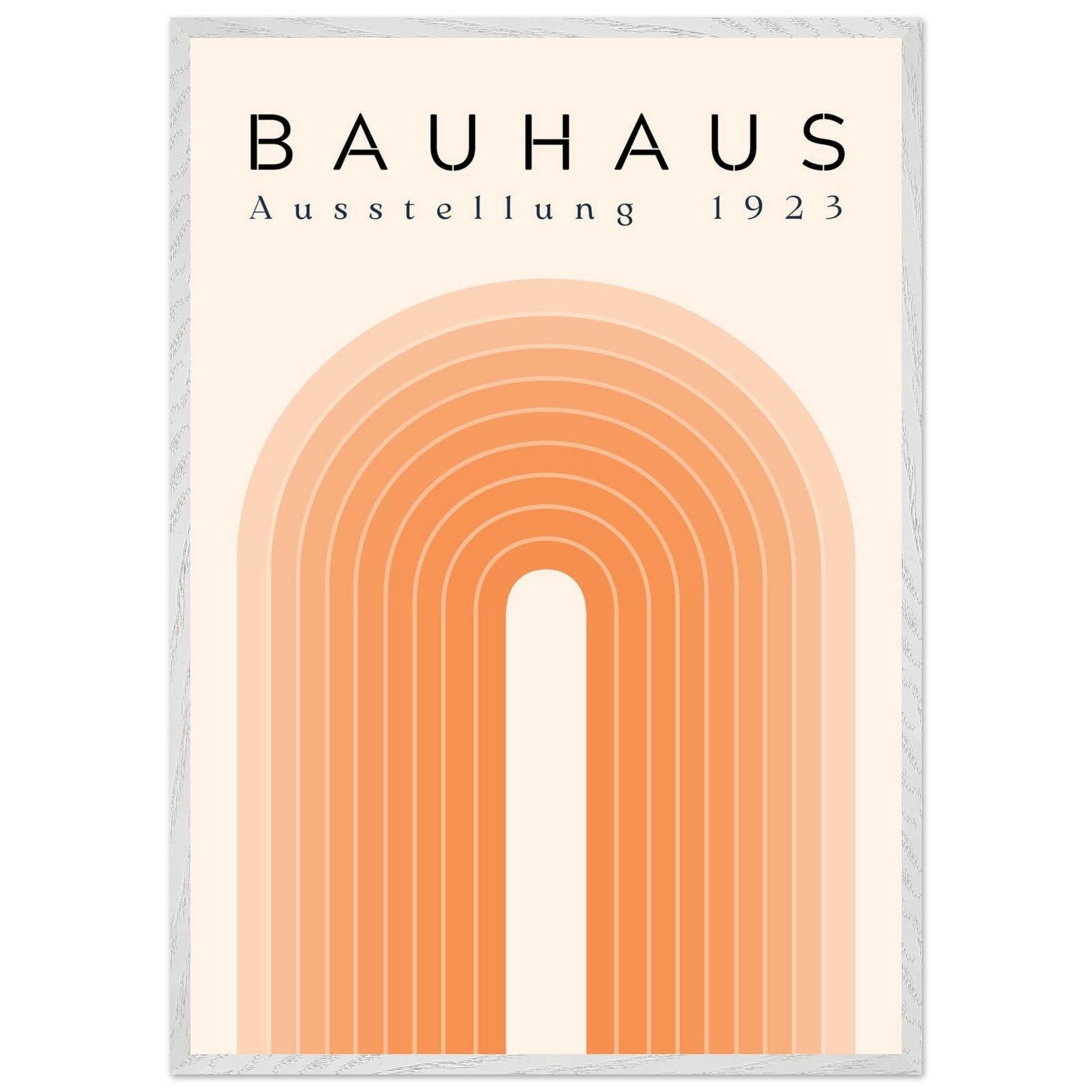 Bauhaus Ausstellung 1923 Retro Arch Movement Style Design Wall Art - Vibrantwalls