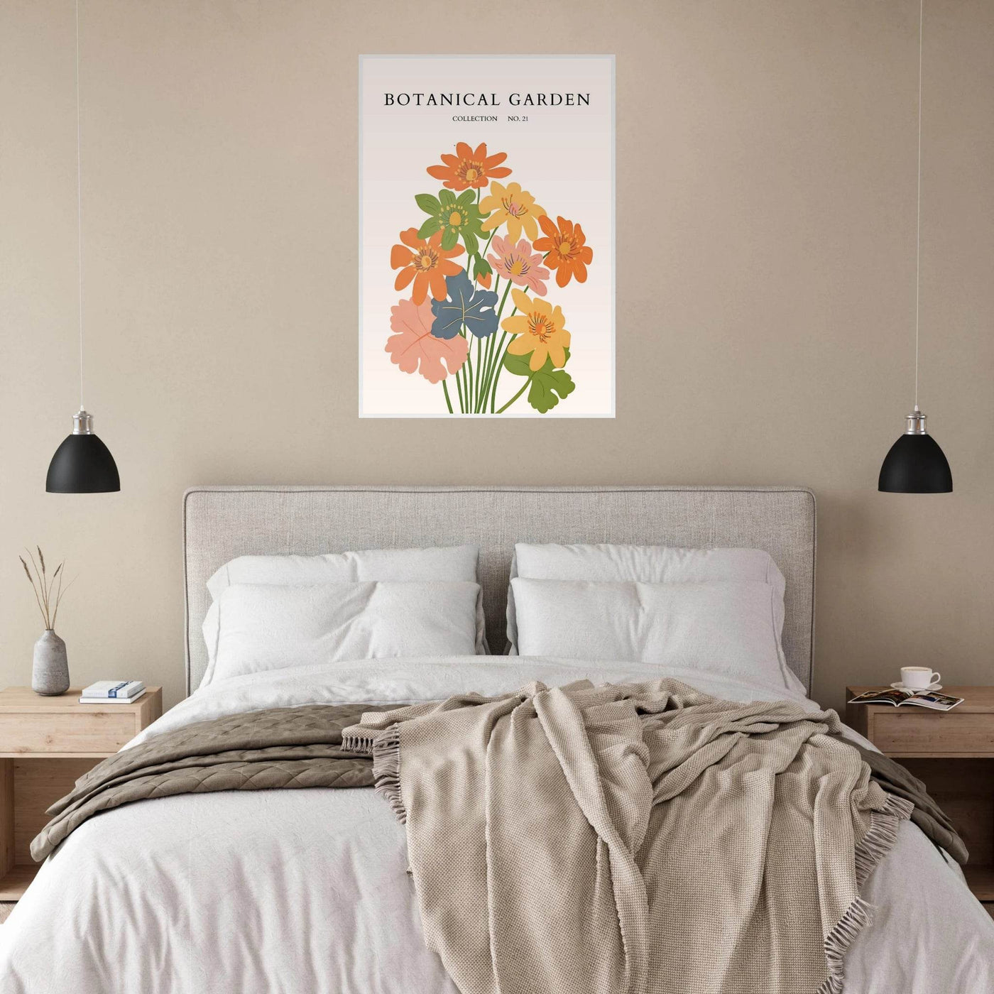 Botanical Garden Collection No. 21 Framed Poster – Vibrant Floral Art Print | Ready-to-Hang in Your Choice of Frame - Vibrantwalls