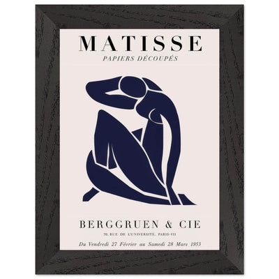 Papiers Découpés Blue Nude II Artwork - Elegant Piece for Your Space - Vibrantwalls