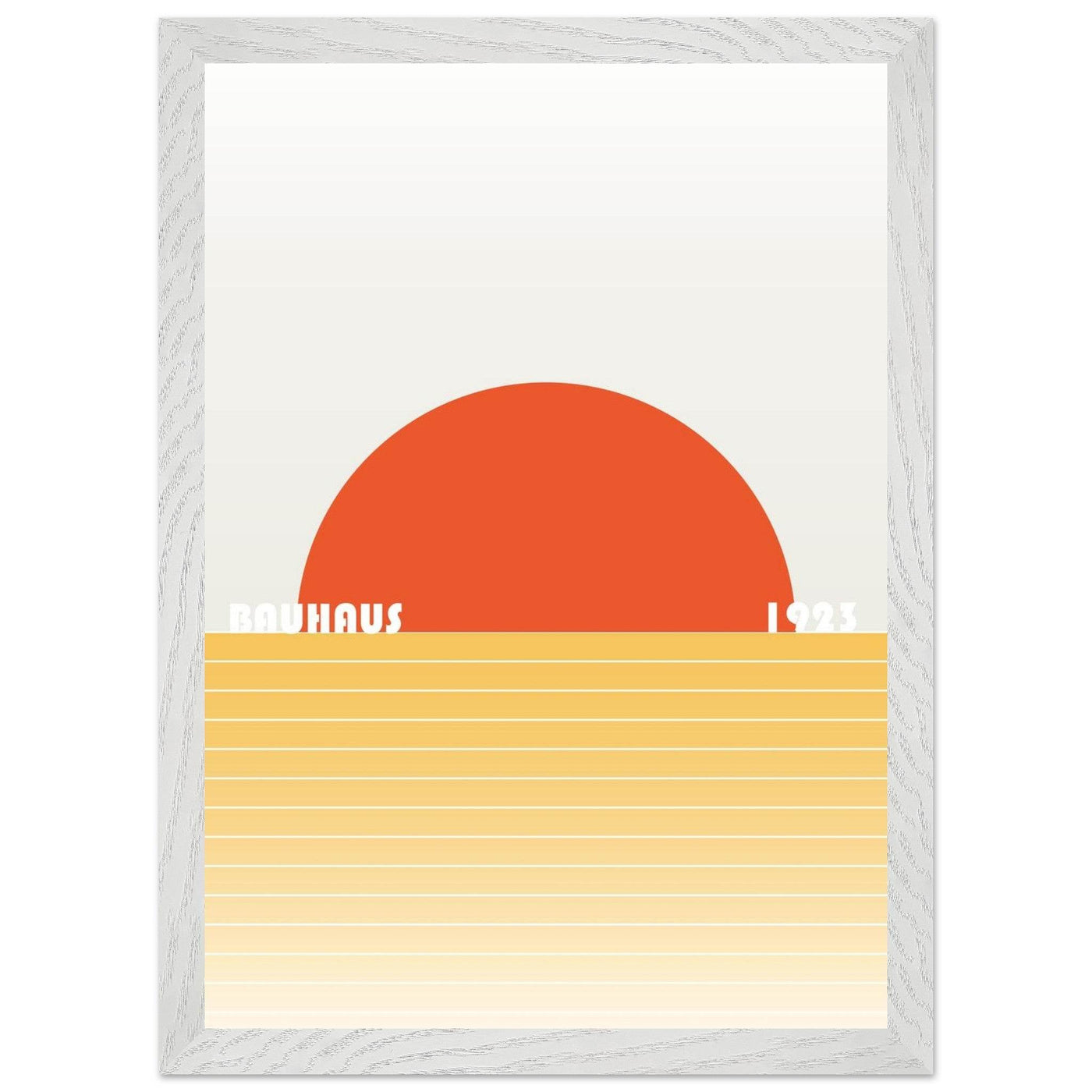 Bauhaus Sunset Abstraction - Vibrantwalls