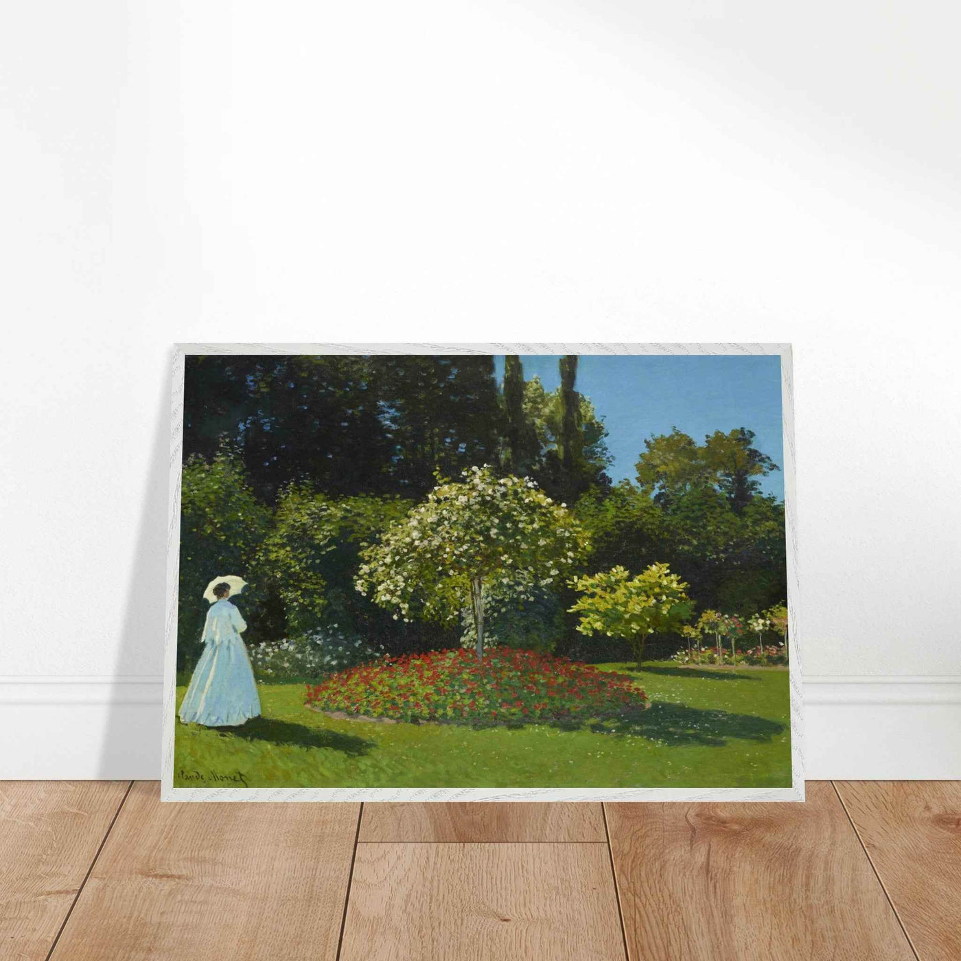 Woman in the Garden Art: Elegant Decor for Nature Lovers - Vibrantwalls
