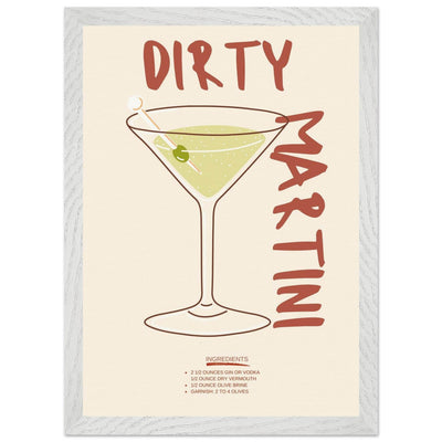Dirty Martini Cocktail - Vibrantwalls