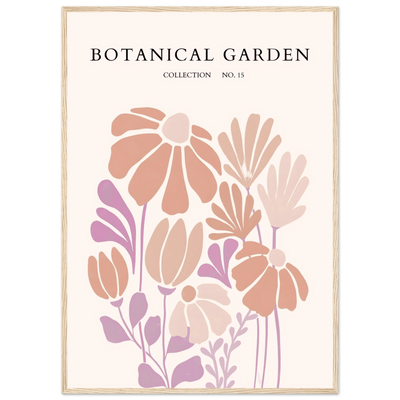 Botanical Garden Collection Framed Posters – Soft Floral Abstract Art Prints | Ready-to-Hang - Vibrantwalls