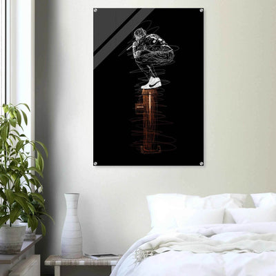 Connor McGregor Scribble Art Acrylic Print – Dynamic, Modern, & High-Impact Wall Decor - Vibrantwalls