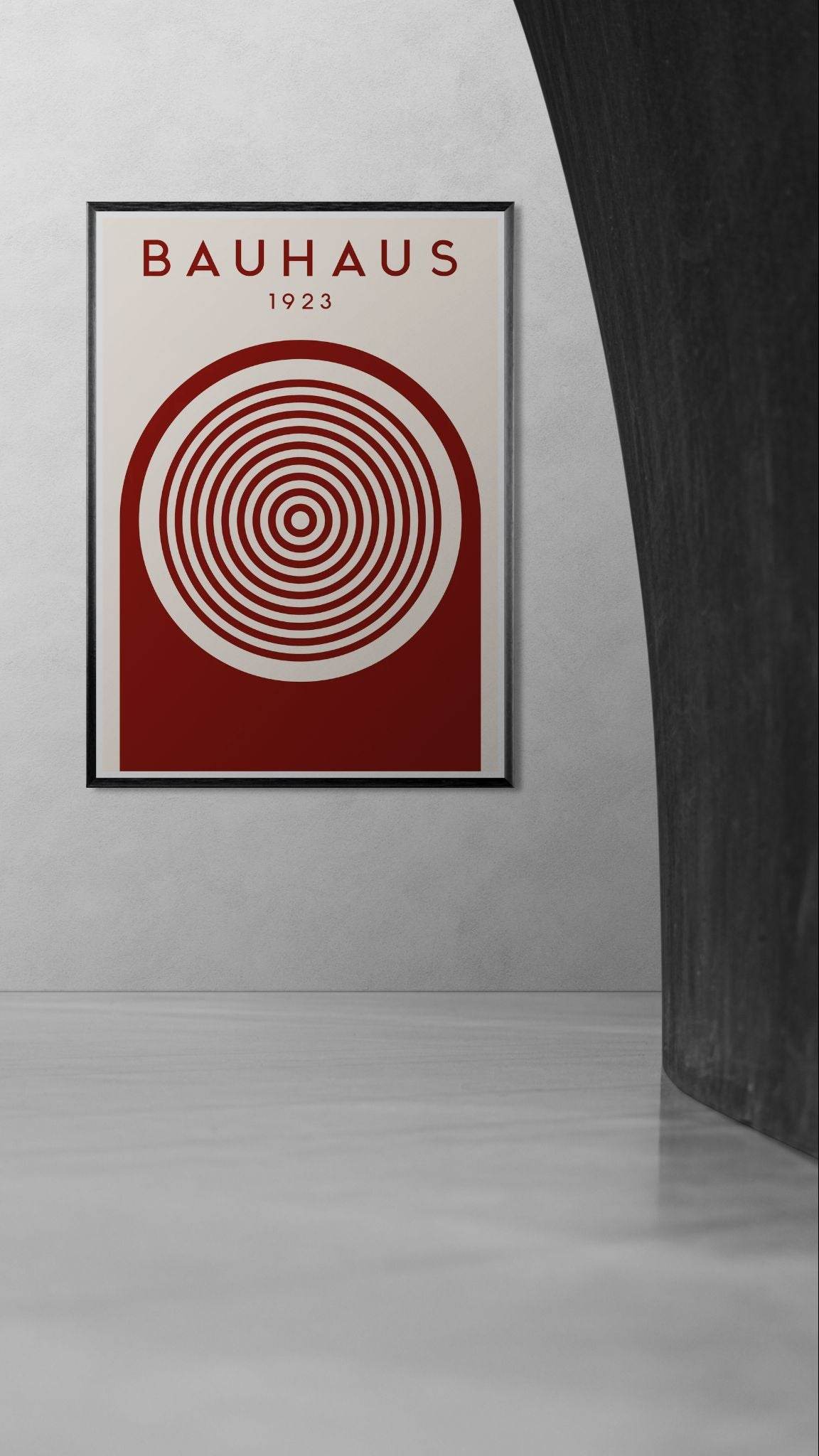 Bauhaus Ausstellung 1923 Concentric Circle - Vibrantwalls