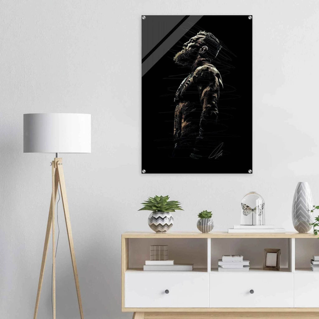 Connor McGregor Wall Art Sketch Art Acrylic Print - Premium Decor - Vibrantwalls
