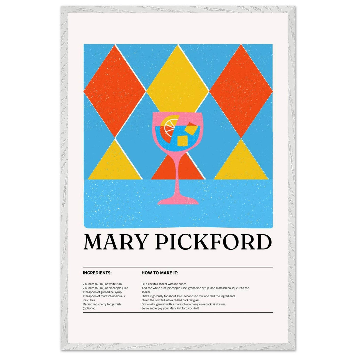 Mary Pickford Cocktail Recipe - Vibrantwalls