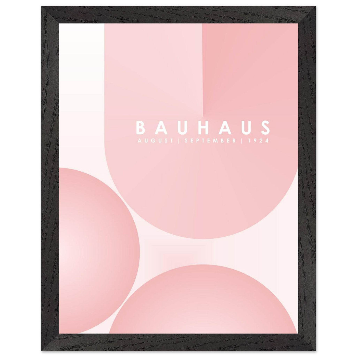 Bauhaus Soft Pink Geometric Design for Contemporary Spaces - Vibrantwalls