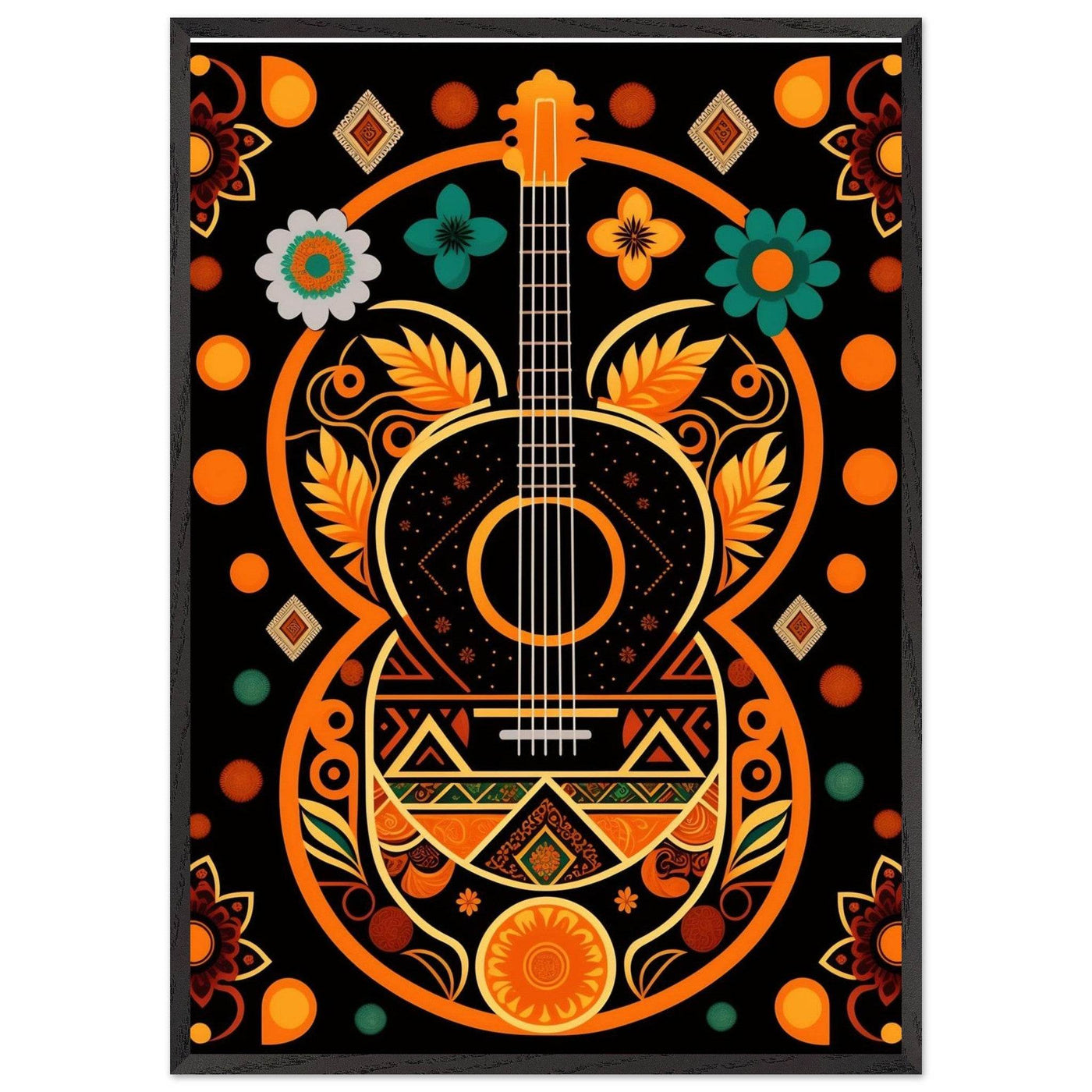 Boho Guitar Dreams - Vibrantwalls