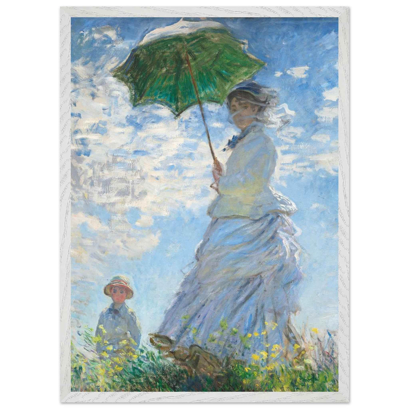 CWoman with a Parasol - Stylish Outdoor Sun Protection for Elegant Days - Vibrantwalls