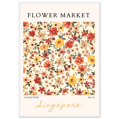 Flower Market Collection Framed Posters – Vibrant Floral Art Prints | Ready-to-Hang in Your Choice of Frame - Vibrantwalls