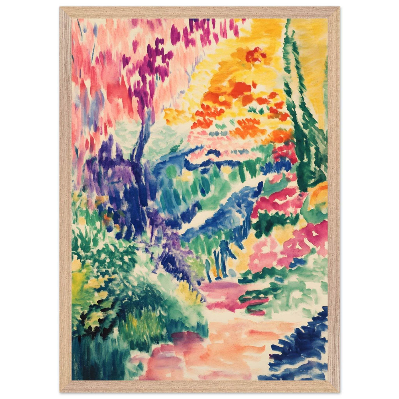 Abstract Garden Delights Henri Matisse - Vibrantwalls